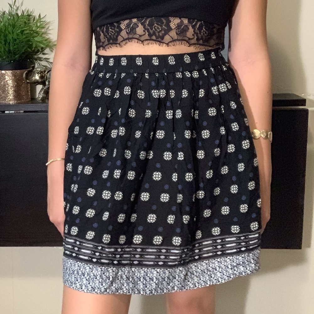 Boho patterned skirt
